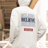 Hoodie Believe Blanco