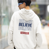 Hoodie Believe Blanco