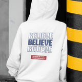 Hoodie Believe Blanco