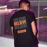 T-Shirt Believe Negro