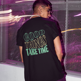 T-Shirt Good Things Negro