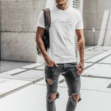 White Cursive T-Shirt