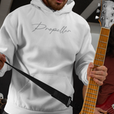 Hoodie Cursiva Blanco