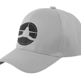 Light Gray Icon Curved Cap