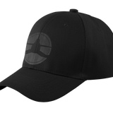 Gorra Curva Stealth Icono Negro