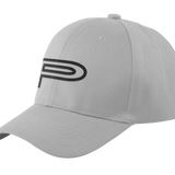 Gorra Curva Inicial Gris Claro