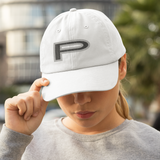 Gorra Curva Inicial Blanco