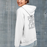 Hoodie Uniblock Blanco