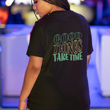 T-Shirt Good Things Negro